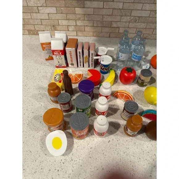 Mommy Please Fantasy‎ Food Kitchen Play Deluxe Food Set bw - Picture 3 of 3